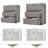 Double Sinks Bathroom Vanity Set-641629504