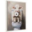 "Mignon", rouleau de papier hygiénique sur papier hygiénique sur toile par The Creative Bunch Studio, reproduction d'art sur toile encadrée