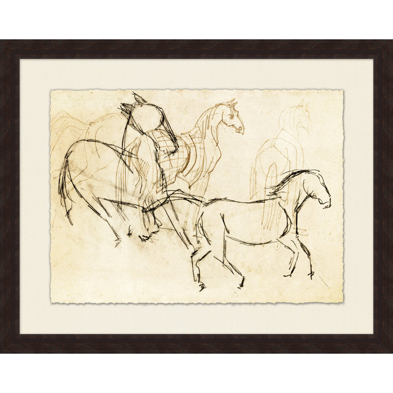 Layered Horse Study 2 Print