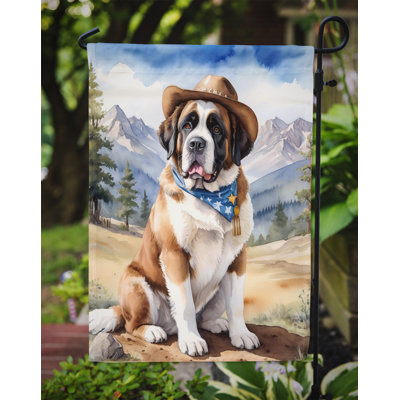 Cowboy Welcome Garden Flag