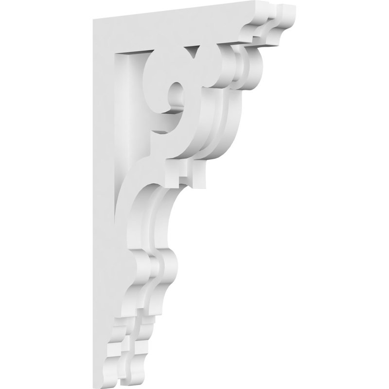 Corbeau en PVC de qualité architecturale Preston, H 12 po x l 7 po x P 1,875 po