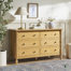 Vivienne Easy Assembly Solid Wood Spindle 6-Drawer Dresser