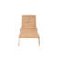 Weir 195cm Long Reclining Acacia Single Chaise with Cushions-1220291709
