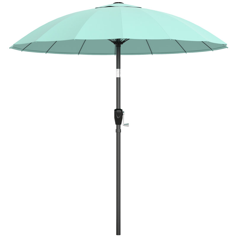 203cm Market Parasol, Teal