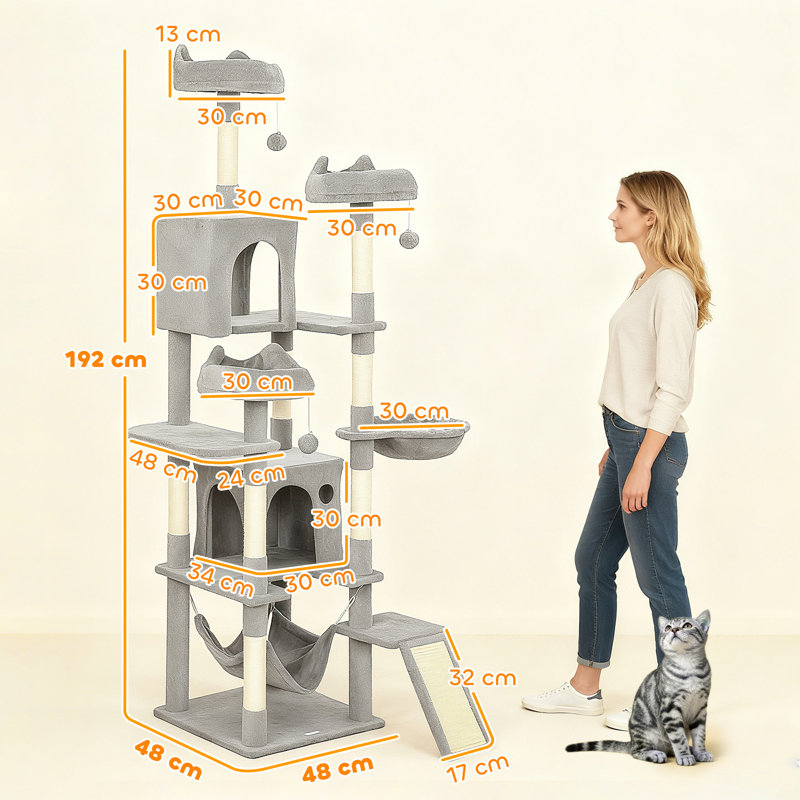 192cm H Cat Tree