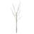 44" Gray Distressed Finish Artificial Crafting Display Tree Trunk