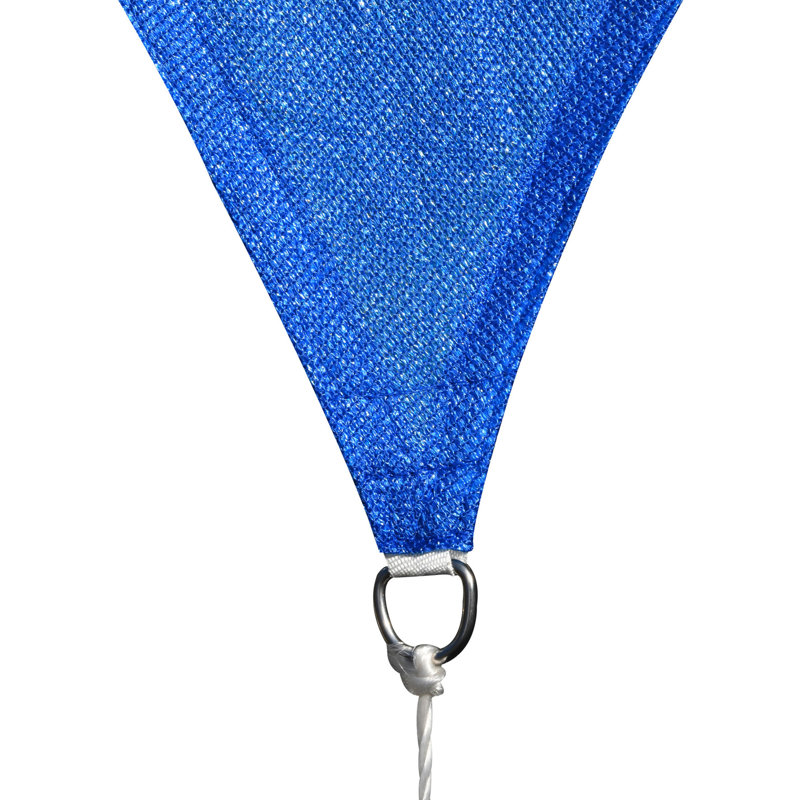 Auvent bleu en toile 24 pi x 24 pi pour terrasse de jardin