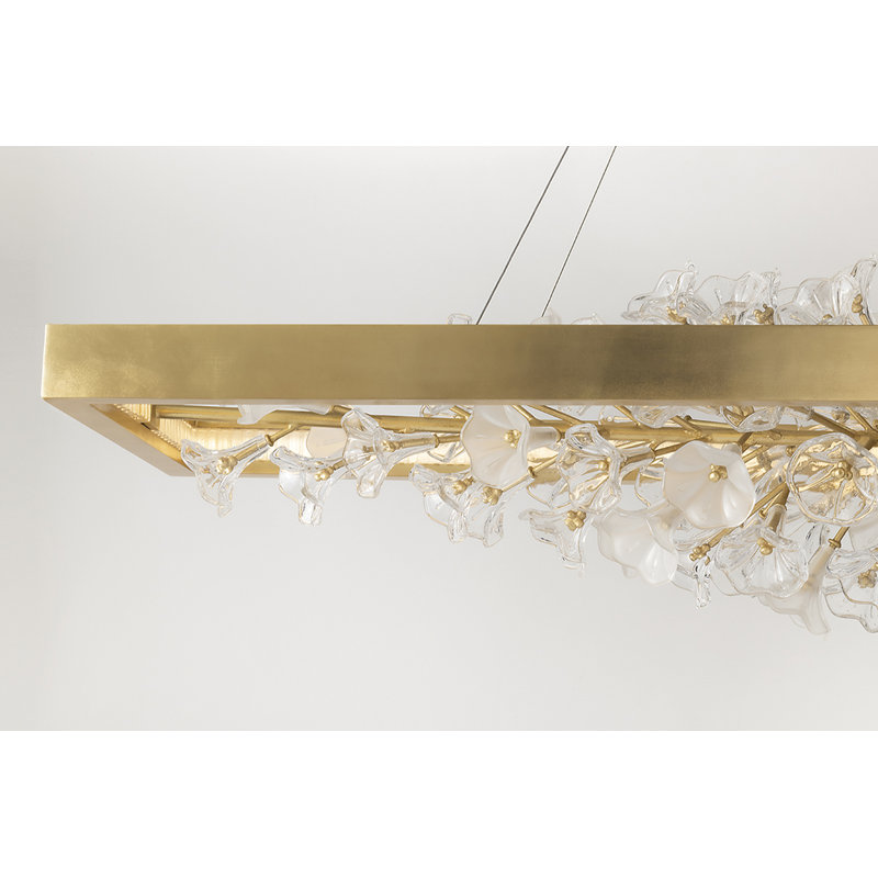 Jasmine 1 lumière linéaire, Feuille d'or