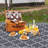 Large Outdoor Rug 9x12ft – Waterproof Reversible Plastic Straw Mat, Modern Geometric Patio Carpet, Easy Clean, Ideal for Camping, RV, Deck, Porch, Picnic, Beach, Backyard – Gray, 9*12ft(274*366cm) United States-404964466-404964464