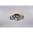 20'' Square Fabric Farmhouse Flush Mount Ceiling Fan .Bladeless Ceiling Fan 6 Speed Reversible with  Remote Control,Flush Mount  Ceiling Fan for Bedroom, Living Room--NOT Included Bulbs--Matte Black