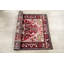 Tapis traditionnel rouge à motif géométrique 3x5
