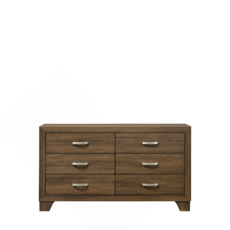 Commode à finition chêne Miquell