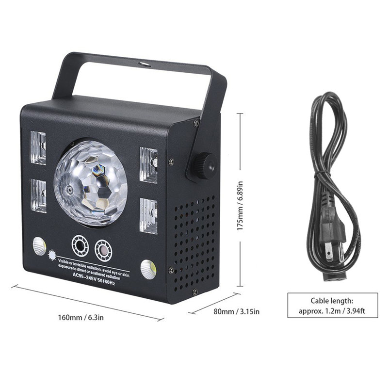 Éclairage de fête avec lumières laser à projection 50W