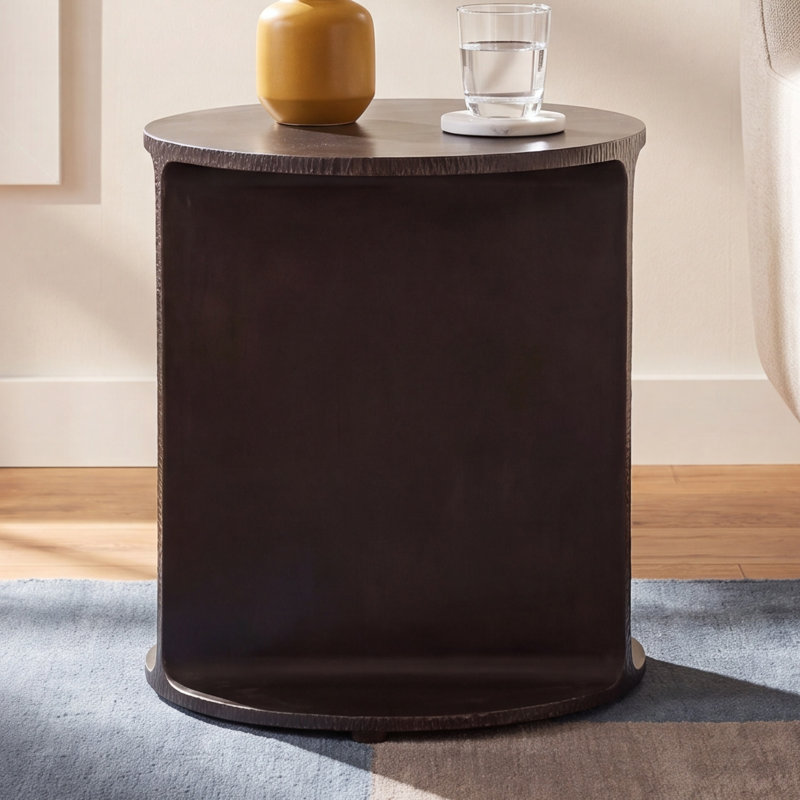 Juana Iron Top End Table