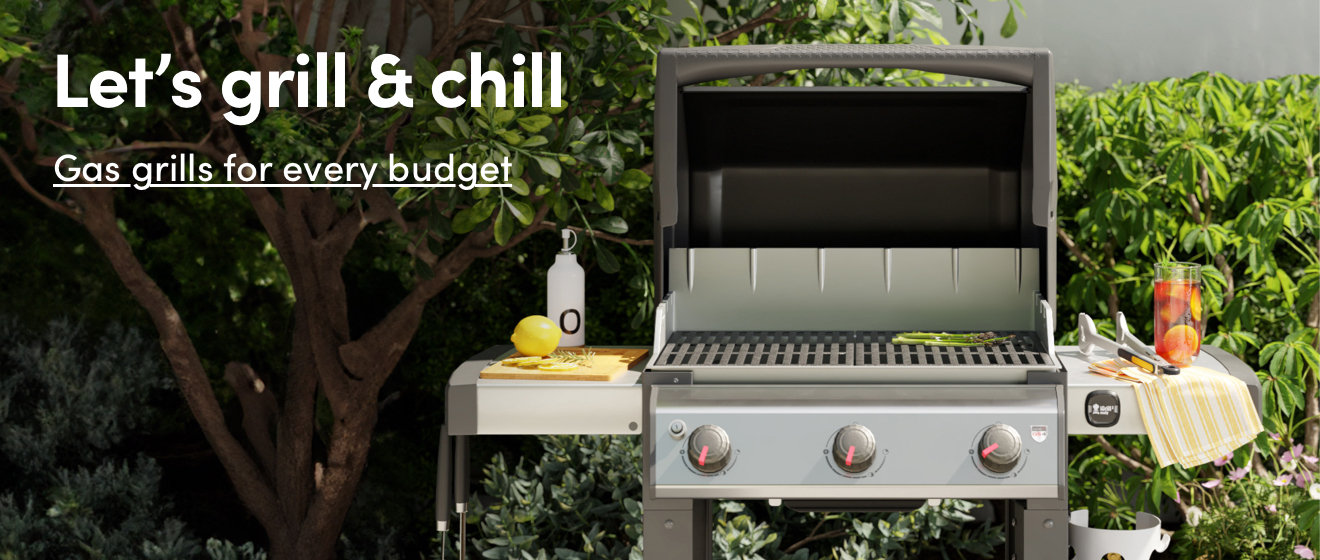 Let's grill & chill. Gas grills for every budget