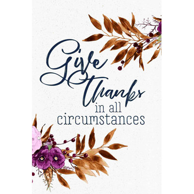 " Give Thanks Fall Floral "