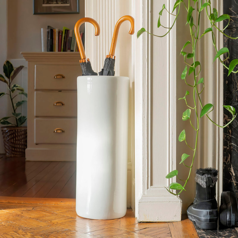 Porte-parapluies Astou, Blanc
