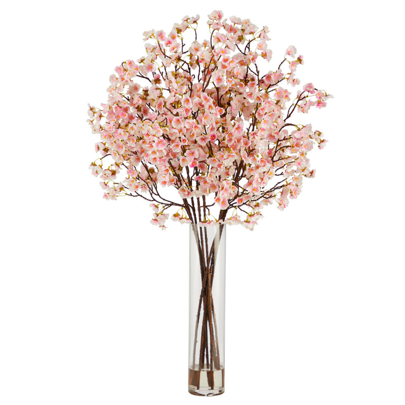 Arrangement floral de fleurs de cerisier Peridan dans un vase