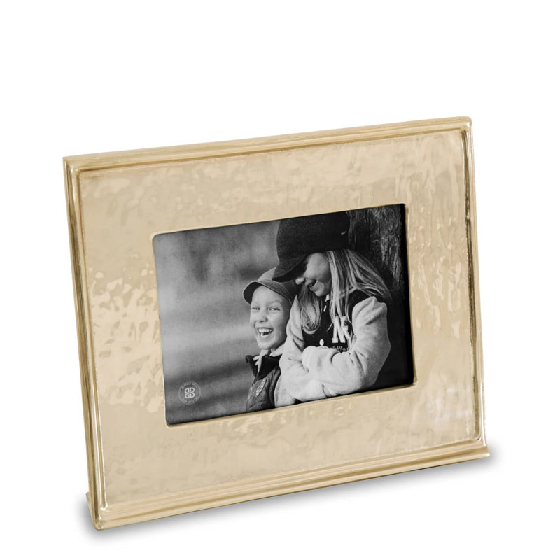 FRAME Metal Picture Frame, Gold, 5" W x 7" H