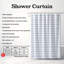 Tile Shapes - Rideau de douche Premium-1884486201