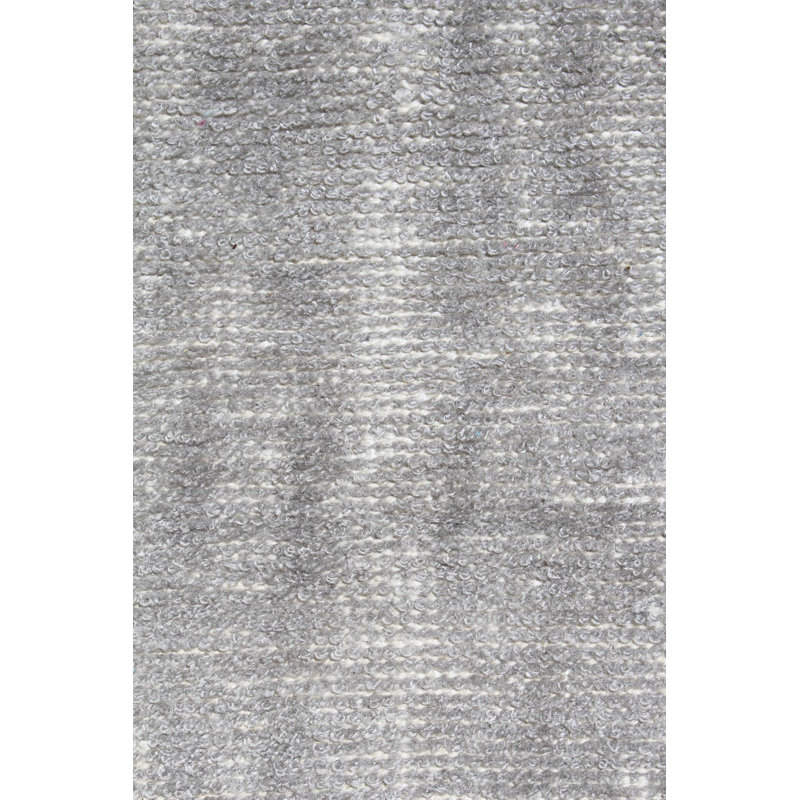 Area Rug in Gray, Rectangle 10' x 14'