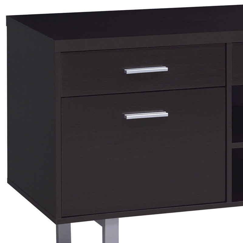 Metal Base Credenza Desk