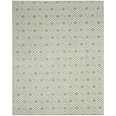 Ebern Designs Garp Green Modern Indoor Rug
