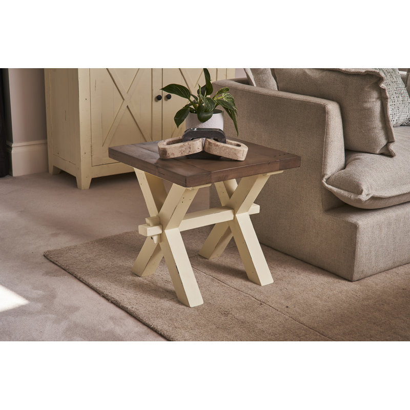 Winnie End Table, Cream