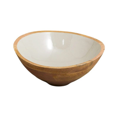 Grand bol Madras, taupe