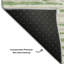 Tapis vert Prisco lavable à la machine de qualité supérieure-1023645289