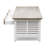 Islamorada - Coffee Table - Dapple Grey and Blanc Finish