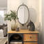 Miroir mural pivotant en métal noir 15 po x 7 po x 29 po-977024471