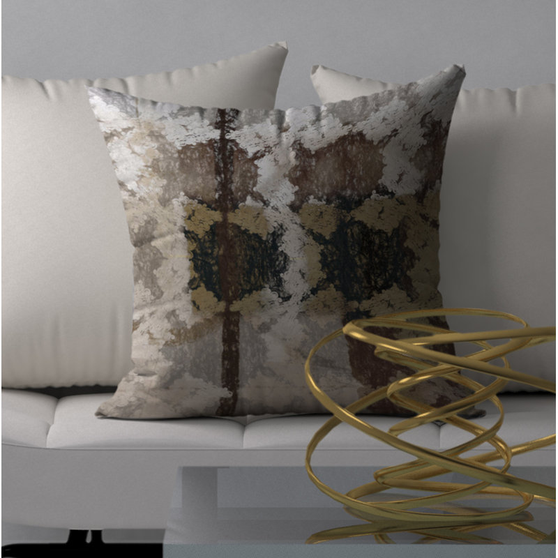 Housse de coussin décorative carrée totally inspire, 18 po x 18 po