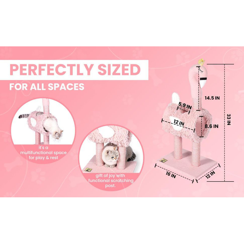 Flamingo Cat Scratching Post