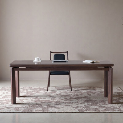 Bureau et bureau en noyer noir