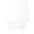 2 White Laminate Accent Table For Living Room Use Modern Square With Storage Home Decor