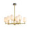 Lustre tambour clair soufflé