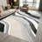 1PC Neutral Tone Wavy Abstract Watercolor area rugs for Living Room, Soft and Comfortable, Suitable for all seasons, easy-to-maintain, machine washable Indoor floor mat, Under Table Farmhouse suitable for dining room, bedroom, entryway, home office,-648738882