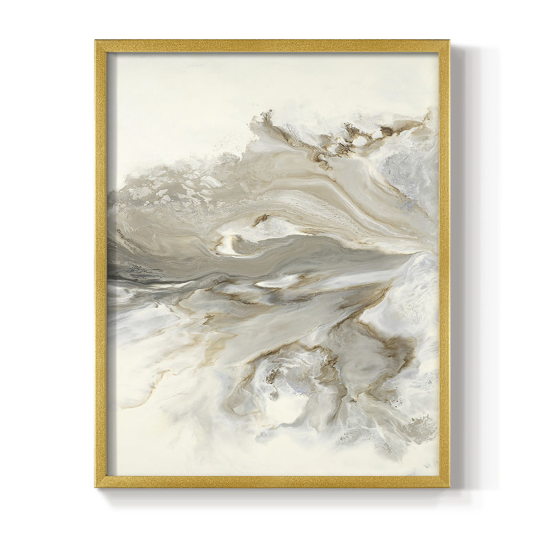«ThinkofYou», reproduction encadrée - bois massif, H 21 po x l 17 po, Doré