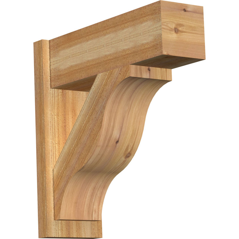 Jeu de blocs Funston, Cèdre rouge de l'Ouest de 8 po (sciage brut), P 24 po x H 24 po