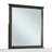 Zenobia Walnut 40 In W X 40 In. H Transitional Square Solid Wood Framed Mirror