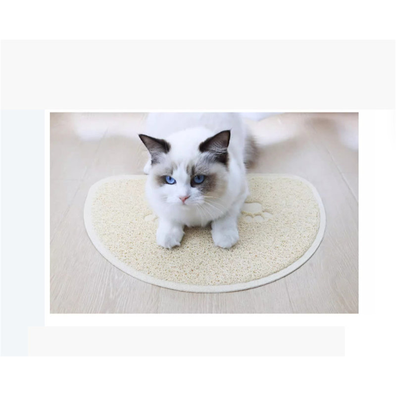 Tapis de litière pour chat, Beige