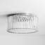 Plafonnier cylindrique à DEL en cristal
