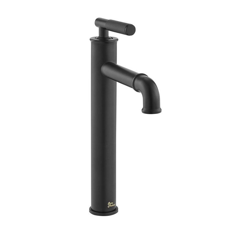 Avallon 8 in. Widespread, Sleek Handle, Bathroom Faucet, Matte Black