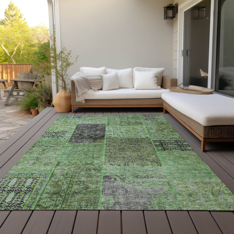 Tapis intérieur / extérieur Maliq, Rectangle 3 pi x 5 pi