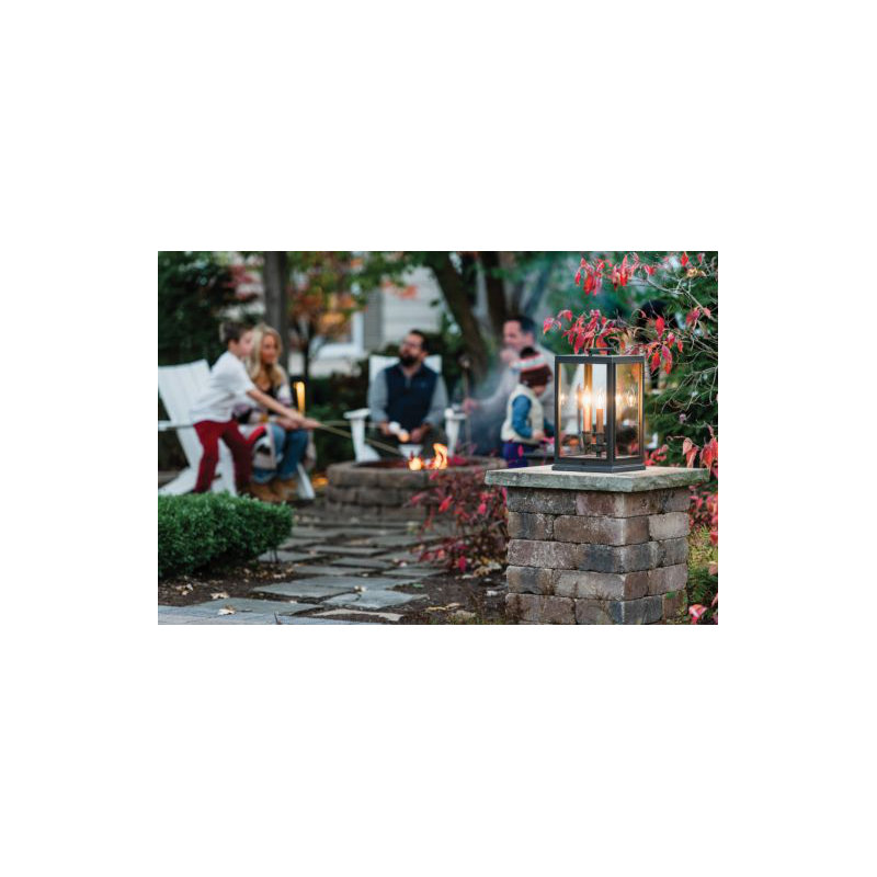 Sutcliffe 3 - Light Pier Mount Light, Oil Rubbed Bronze