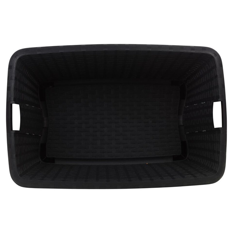 Plastic Laundry Basket, Anthracite