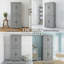72" Tall Bathroom Storage Cabinet With Door Racks, Freestanding Linen Tower With Drawer & Adjustable Shelves-123594301