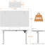 T-Shape Electric Standing Desk With Monitor Stand Memory Smart Pannel Home Office Desk-1866716011-1866716012-1863421110