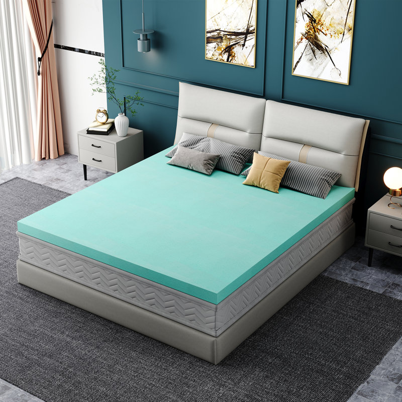 2.5 Inch Gel-Infused Mattress Topper, Support & Comfortable Extra Firm Mattress Topper, Full
